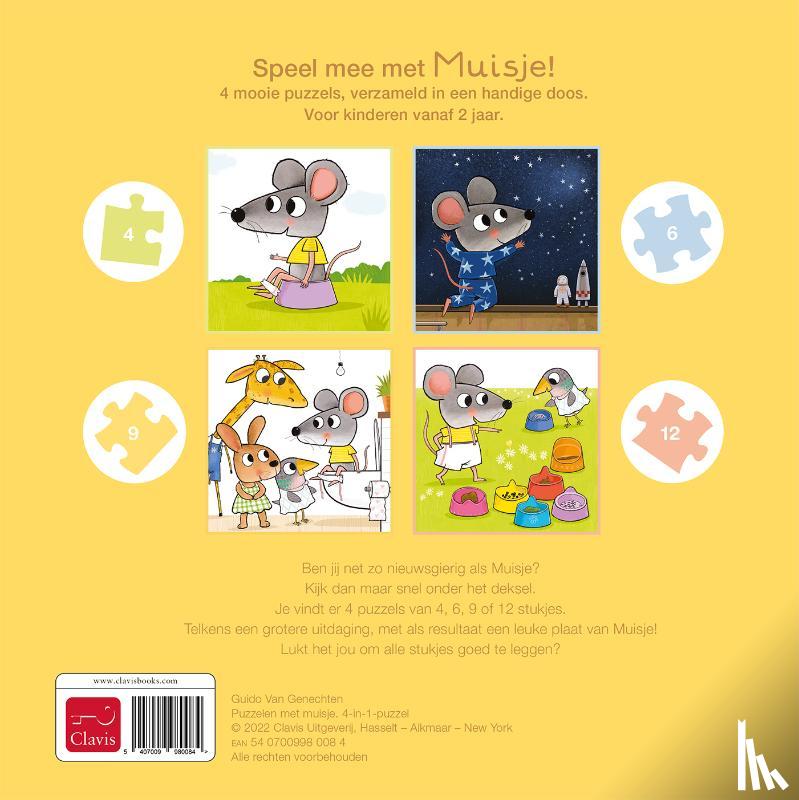  - Puzzelen met muisje. 4-in-1-puzzel