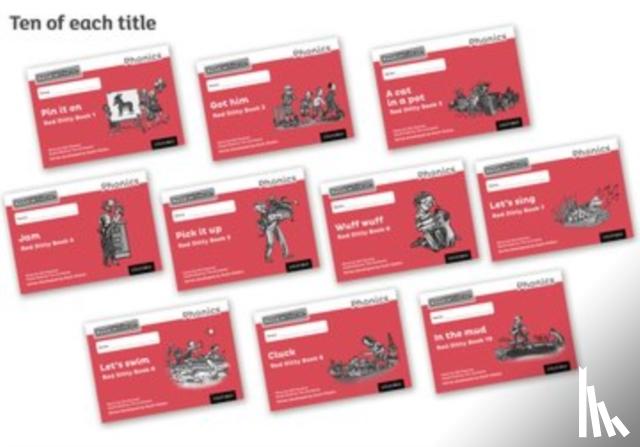 Munton, Gill - Read Write Inc. Phonics: Red Ditty Black & White Books (Pack of 100)