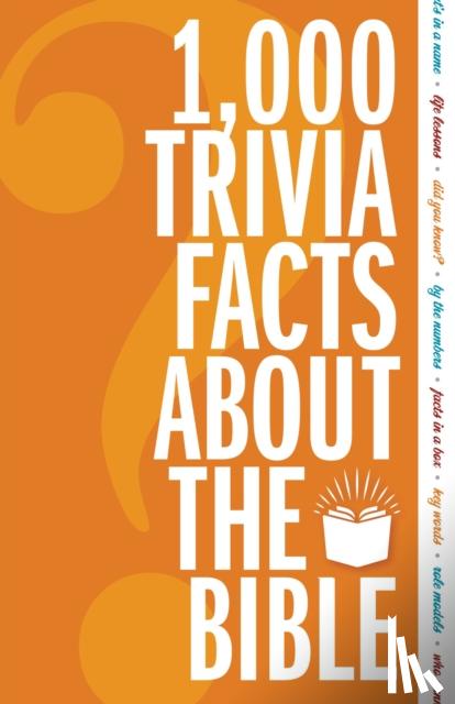 Zondervan - 1,000 Trivia Facts About the Bible