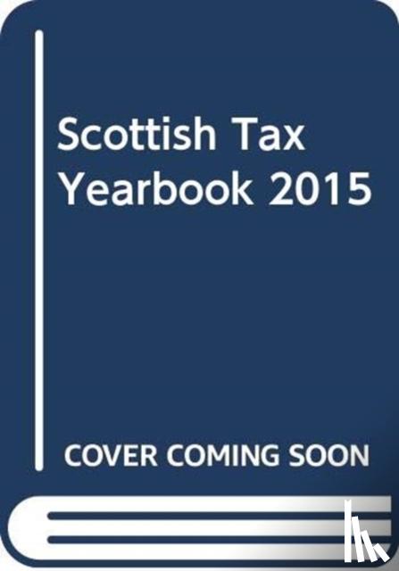 Clair, Dr. John St. - Scottish TAX Yearbook 2015