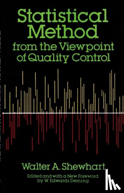 Shewhart, Walter A. - Statistical Method from the Viewpoint of Quality Control