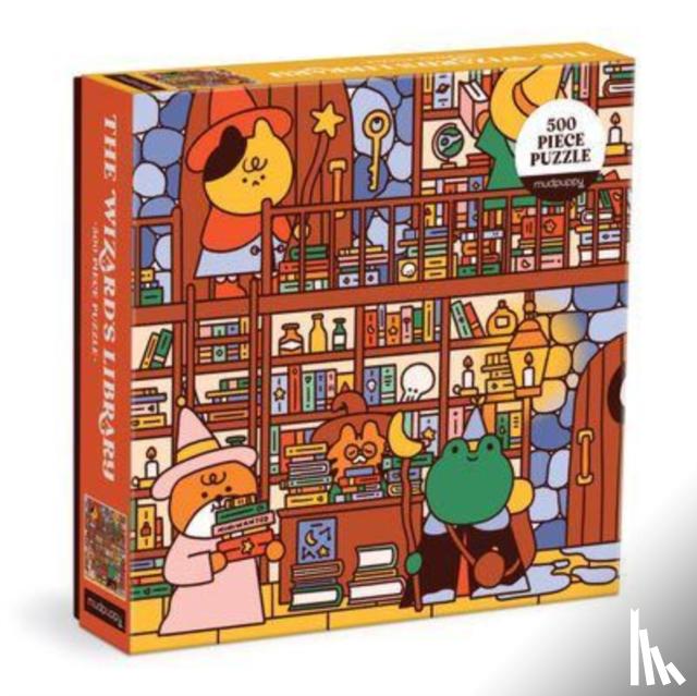 Mudpuppy - The Wizard's Library 500 Piece Family Puzzle
