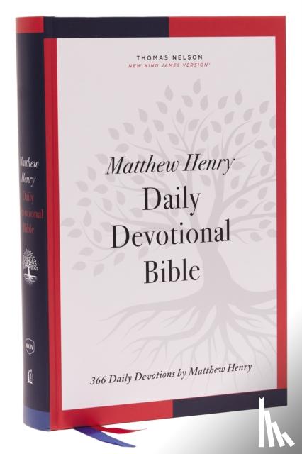 Thomas Nelson - NKJV, Matthew Henry Daily Devotional Bible, Hardcover, Red Letter, Comfort Print