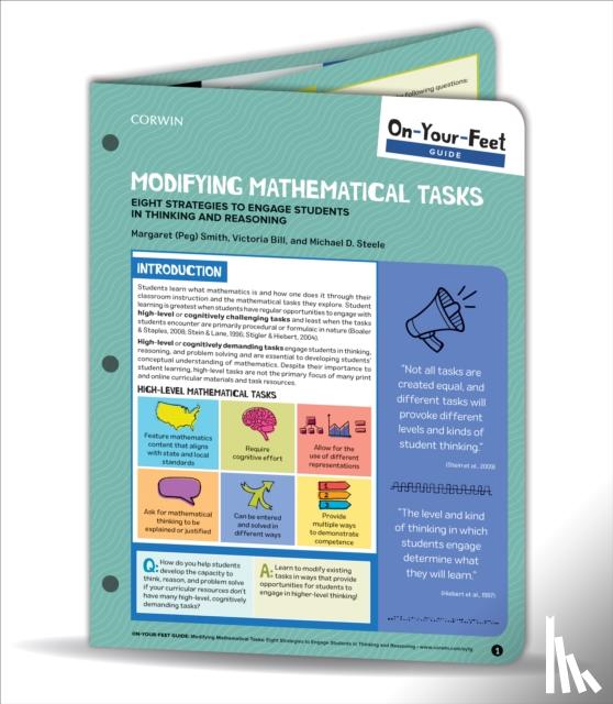 Smith, Margaret (Peg), Bill, Victoria L., Steele, Michael D. - On-Your-Feet Guide: Modifying Mathematical Tasks