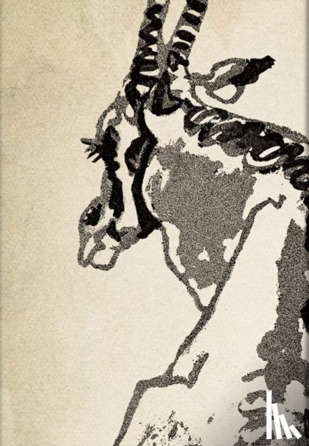 Paperblanks - Solitary Oryx (Alistair Bell Collection) Midi Lined Hardcover Journal (Elastic Band Closure)