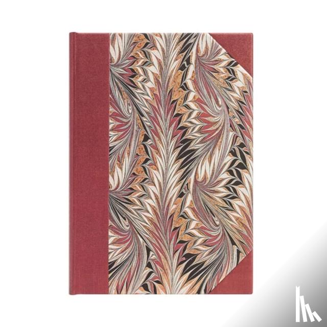 Paperblanks - Rubedo (Cockerell Marbled Paper) Midi Unlined Hardcover Journal