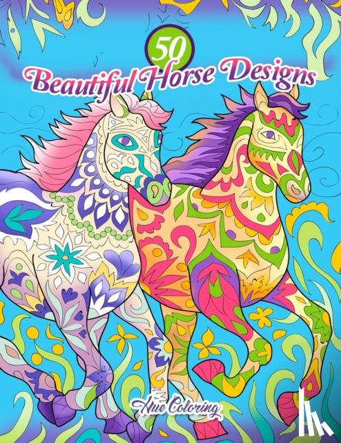 Coloring, Hue, Lewis, Alice - 50 Beautiful Horse Designs