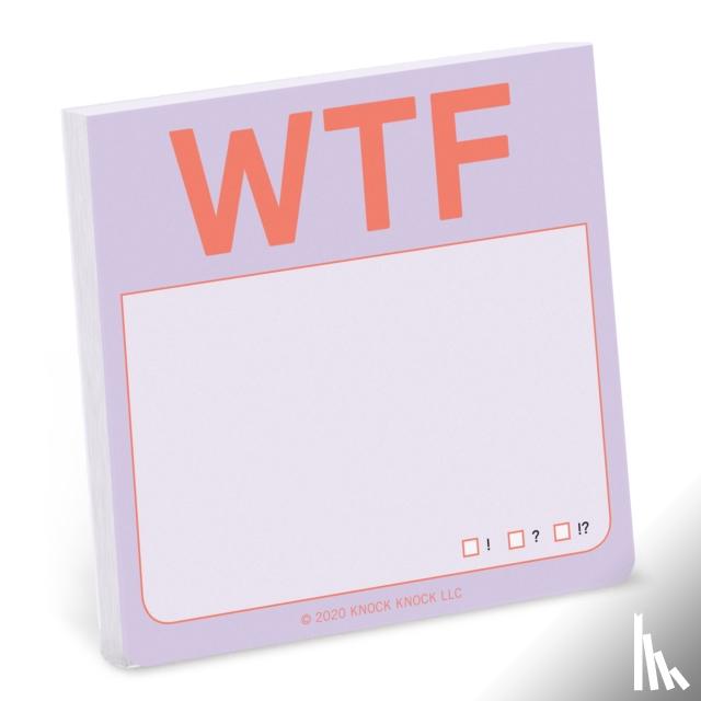  - Knock Knock WTF Sticky Notes (Pastel Edition)