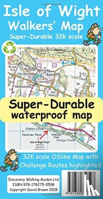 Brawn, David - Isle of Wight Walkers Map