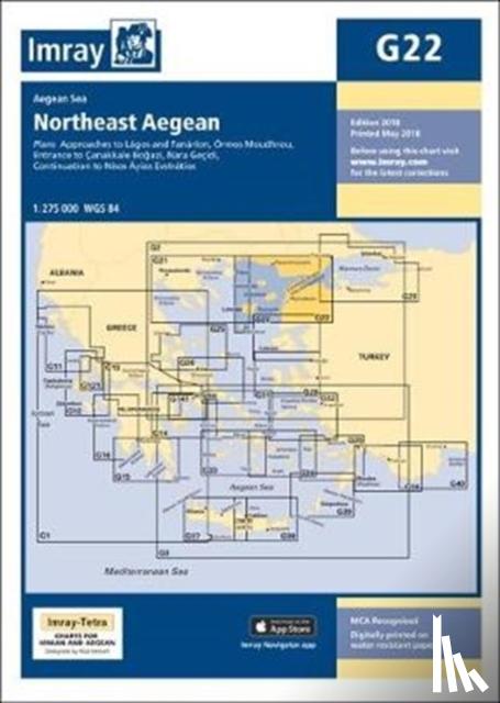 Imray G Series - G22 Northeast Aegean Sea