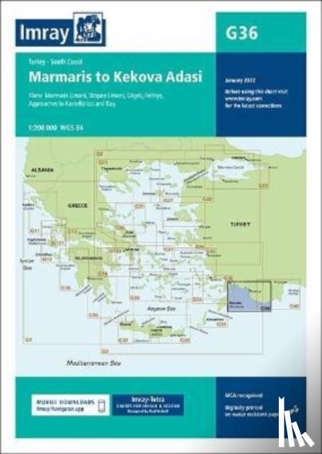 Imray - Imray Chart G36 Turkey - South Coast