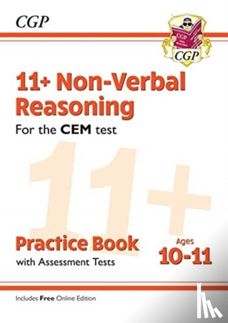 CGP Books - 11+ CEM Non-Verbal Reasoning Practice Book & Assessment Tests - Ages 10-11 (with Online Edition): for the 2025 exams