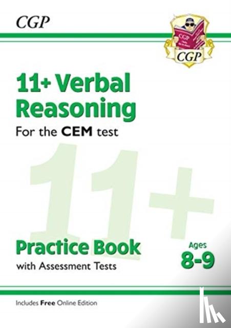 CGP Books - 11+ CEM Verbal Reasoning Practice Book & Assessment Tests - Ages 8-9 (with Online Edition)