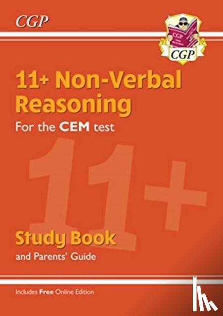 CGP Books - 11+ CEM Non-Verbal Reasoning Study Book (with Parents’ Guide & Online Edition): for the 2025 exams
