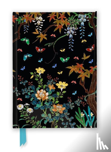 Flame Tree Studio - Ashmolean Museum: Cloisonne Casket with Flowers and Butterflies (Foiled Journal)