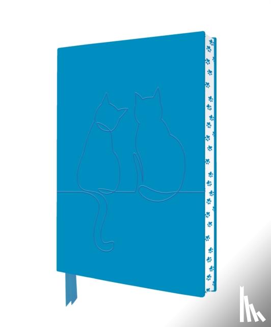 Flame Tree Studio - Two Happy Cats Artisan Art Notebook (Flame Tree Journals)