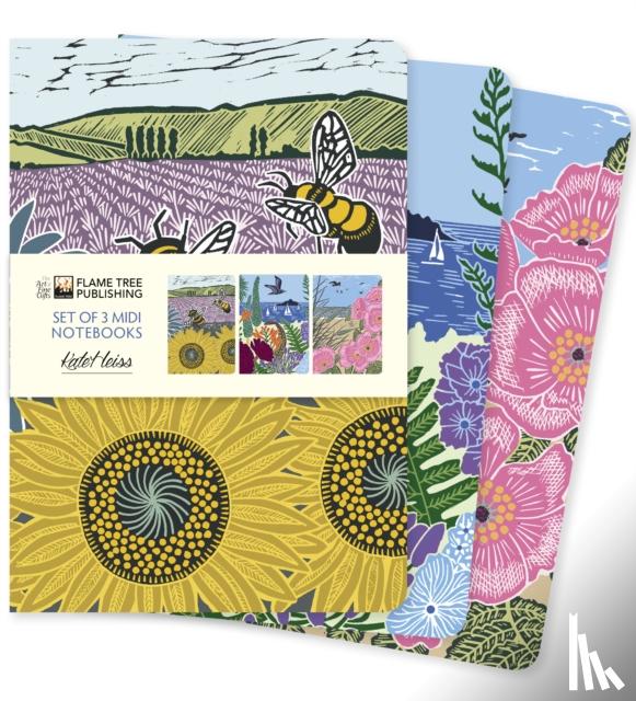 Flame Tree Studio - Kate Heiss Set of 3 Midi Notebooks