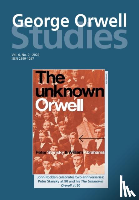  - George Orwell Studies Vol.6 No.2