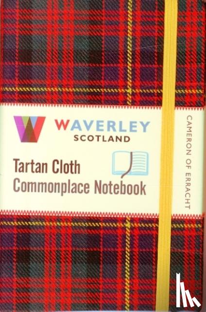 Waverley Scotland - Waverley (M): Cameron of Erracht Tartan Cloth Commonplace Notebook