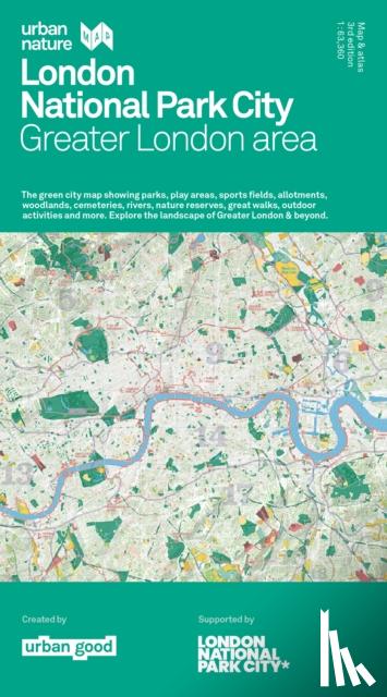 Urban Good - London National Park City: Greater London Area Urban Nature Map