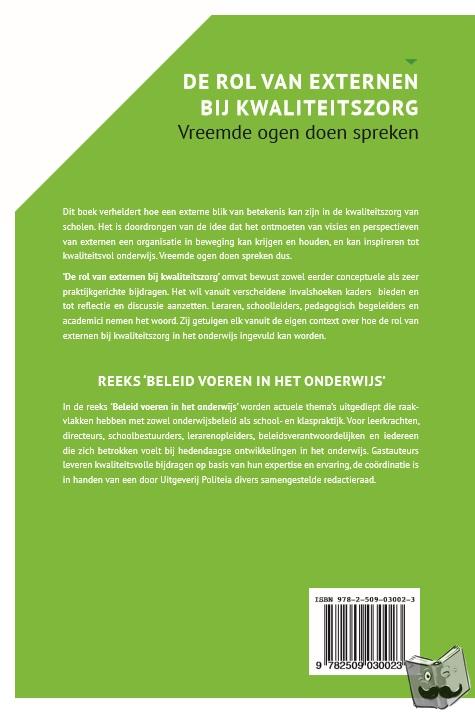 Ruytter, Geertrui De, Vanhoof, Jan - De rol van externen bij kwaliteitszorg