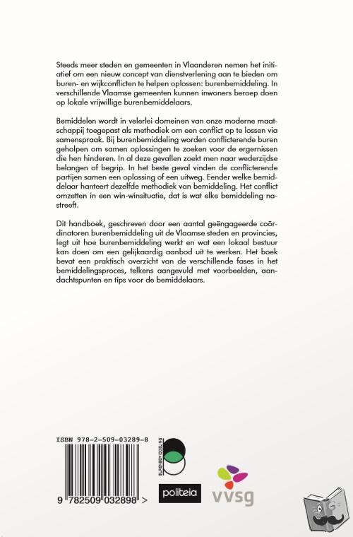 Netwerk burenbemiddeling Vlaanderen - Handboek burenbemiddeling