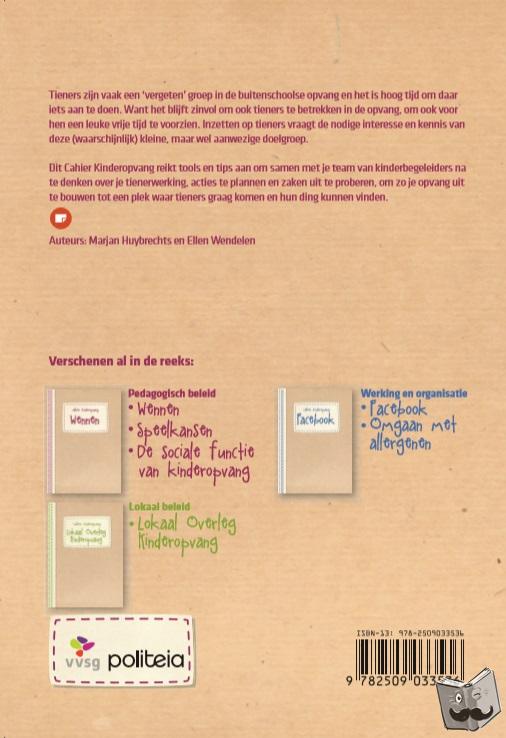Wendelen, Ellen, Huybrechts, Marjan - Tieners