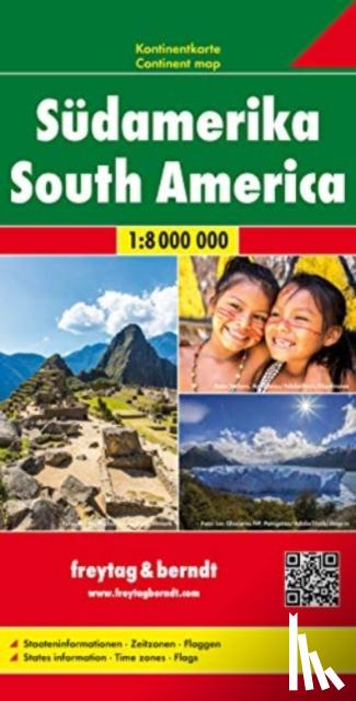  - South America Map, Pleated Physical/Political 1: 8 000 000