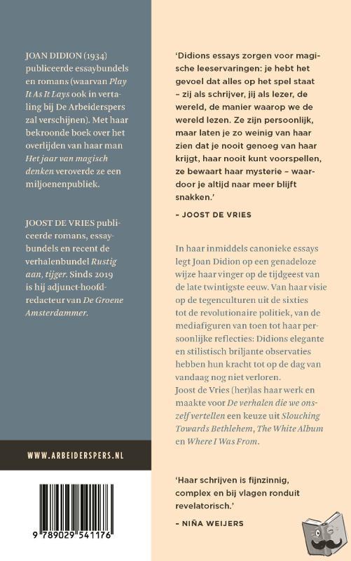 Didion, Joan - De verhalen die we onszelf vertellen
