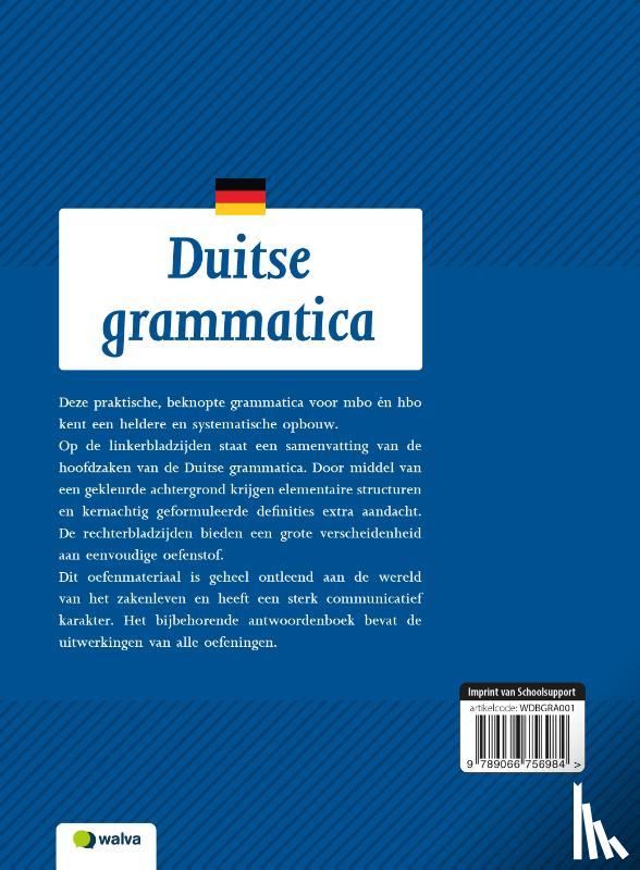 Duijvesteijn, B.W.Th., Mangnus, H.A.A. - Duitse grammatica voor het economisch onderwijs