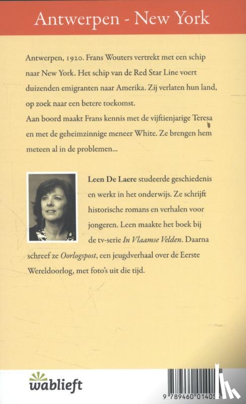 Laere, Leen De - Antwerpen-New York, enkele reis