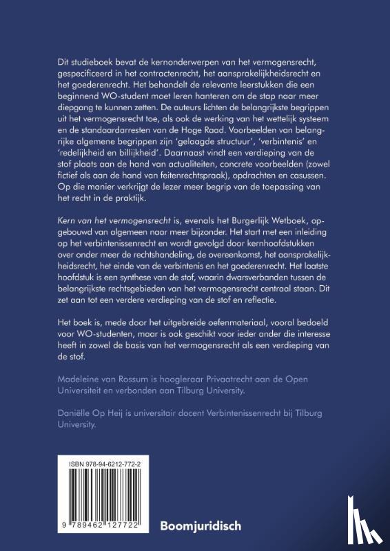 Rossum, M.M. van, Heij, D.J.B. op - Kern van het vermogensrecht