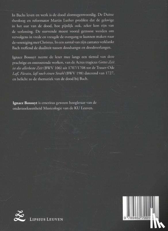 Bossuyt, Ignace - De dood in cantates van J.S. Bach