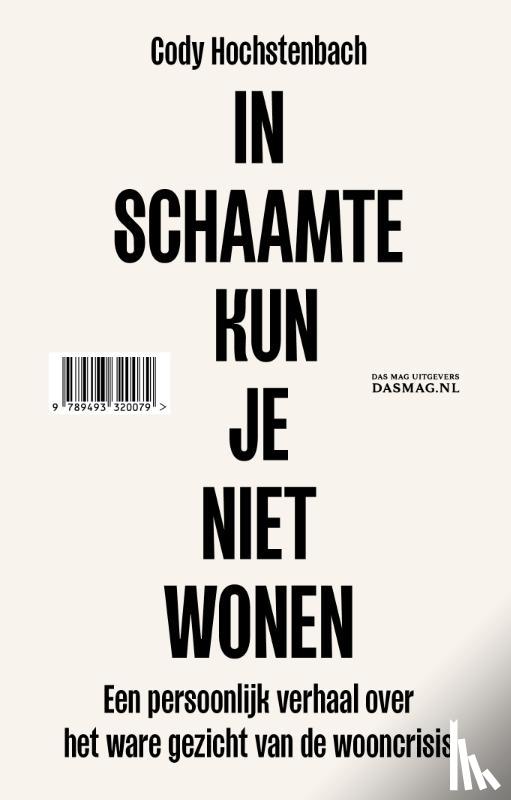Hochstenbach, Cody - In schaamte kun je niet wonen