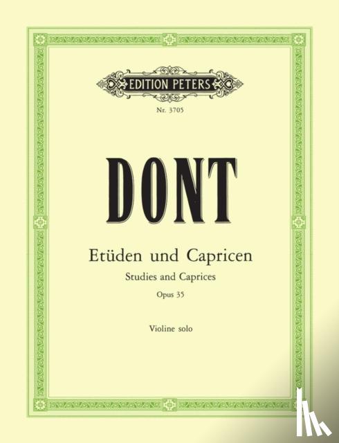 Dont, Jakob - 24 Etudes and Caprices Op. 35 for Violin