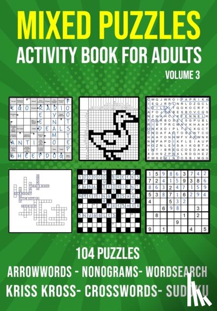 Publishing, Puzzle King - Mixed Puzzle Activity Book for Adults Volume 3