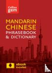 Collins Dictionaries - Collins Mandarin Chinese Phrasebook and Dictionary Gem Edition - Essential Phrases and Words in a Mini, Travel-Sized Format