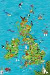 Collins Kids - Children's Wall Map of the United Kingdom and Ireland