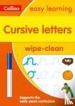 Collins Easy Learning - Cursive Letters Age 3-5 Wipe Clean Activity Book