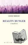 Shields, David - Reality Hunger