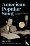 Wilder, Alec - American Popular Song - The Great Innovators, 1900-1950