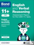 Hughes, Michellejoy, Bond 11+ - Bond 11+: English and Verbal Reasoning: Assessment Papers for the CEM 11+ tests