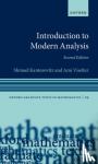 Kantorovitz, Shmuel (Professor Emeritus of Mathematics, Professor Emeritus of Mathematics, Bar-Ilan University), Viselter, Ami (Senior Lecturer, Senior Lecturer, University of Haifa) - Introduction to Modern Analysis