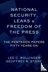  - National Security, Leaks and Freedom of the Press