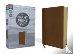 Zondervan - NIrV, Giant Print Compact Bible, Leathersoft, Brown, Comfort Print
