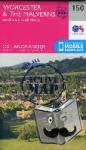 Ordnance Survey - Worcester & the Malverns, Evesham & Tewkesbury