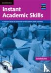 Lane, Sarah - Instant Academic Skills with Audio CD