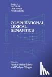  - Computational Lexical Semantics