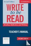 Smalzer, William R. - Write to be Read Teacher's Manual