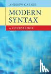 Carnie, Andrew (University of Arizona) - Modern Syntax - A Coursebook